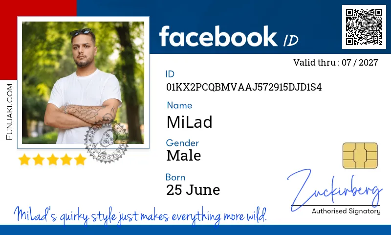 Facebook ID Card