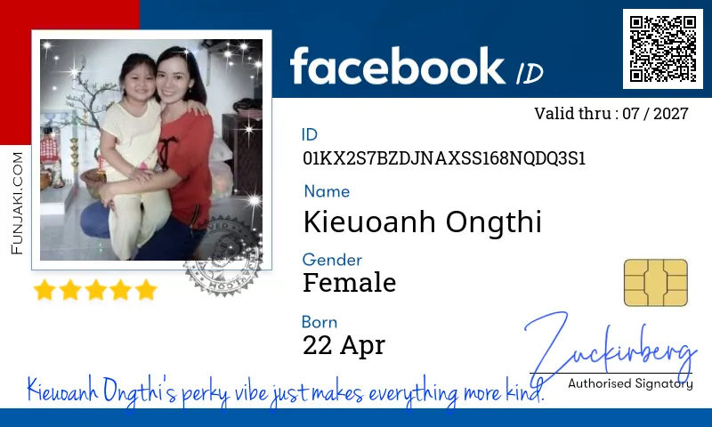 Facebook ID Card