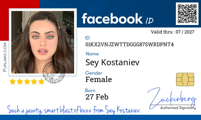 Facebook ID Card