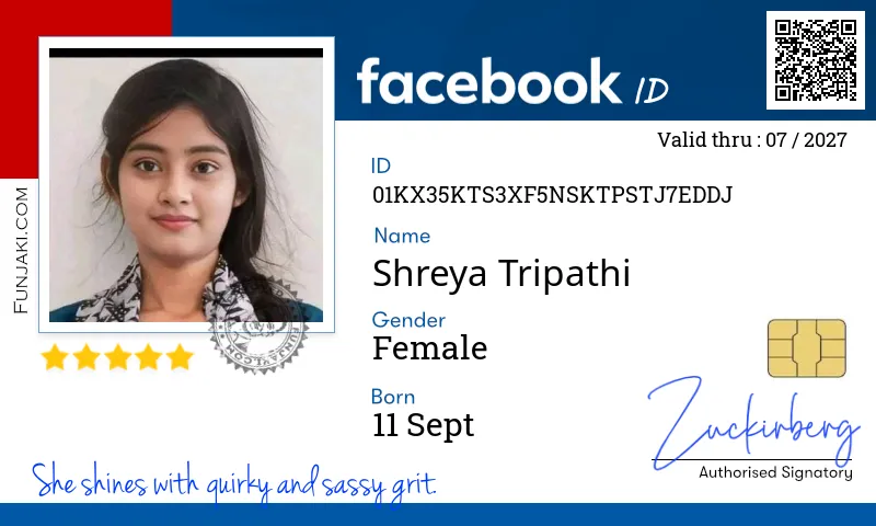 Facebook ID Card
