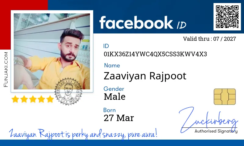 Facebook ID Card