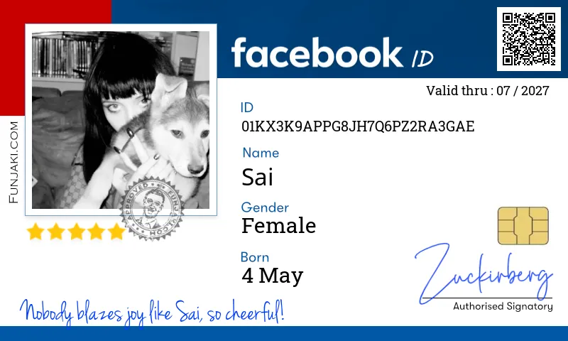Facebook ID Card