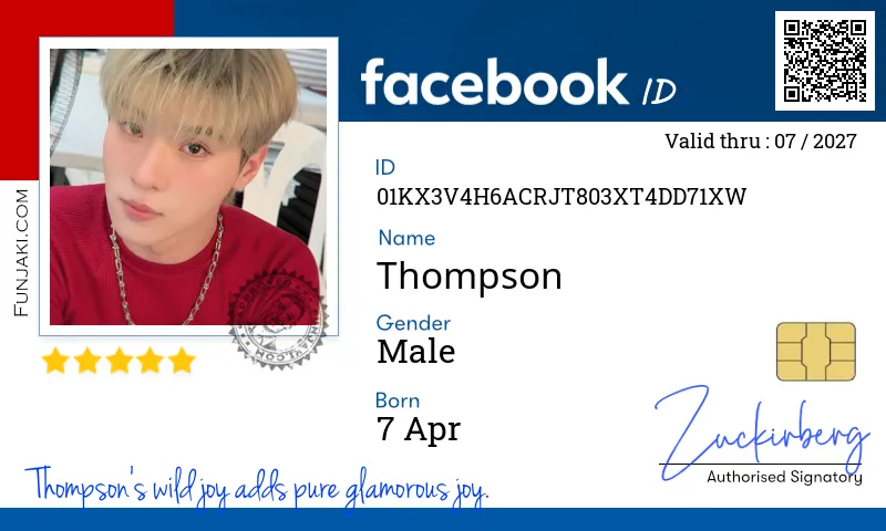 Facebook ID Card