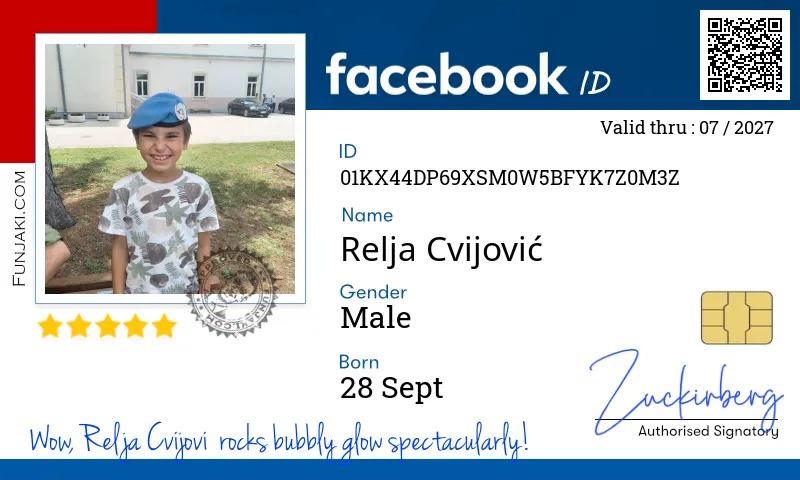 Facebook ID Card