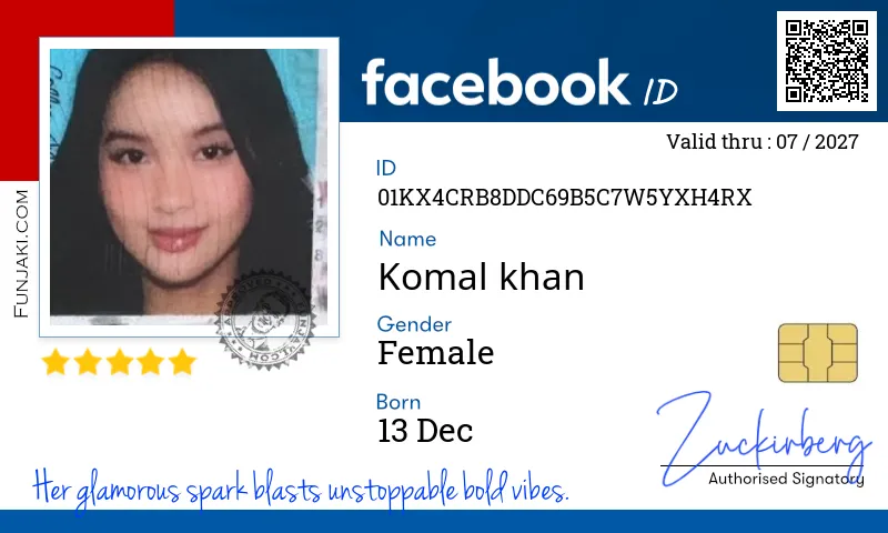 Facebook ID Card