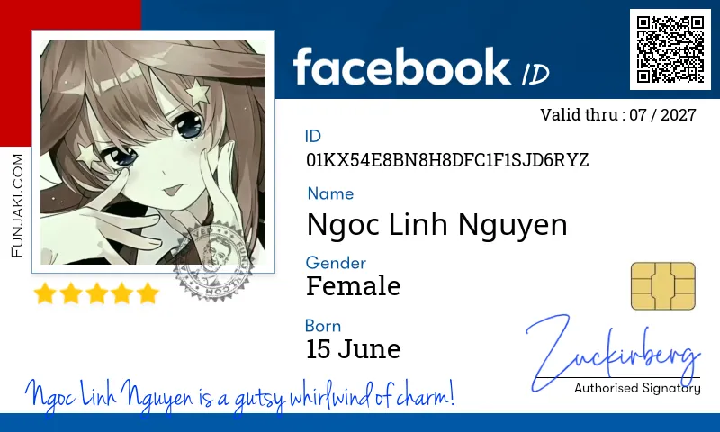 Facebook ID Card
