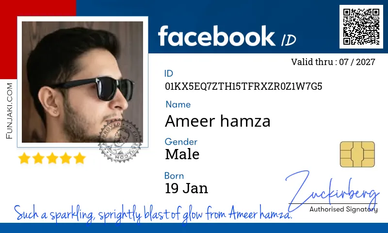 Facebook ID Card
