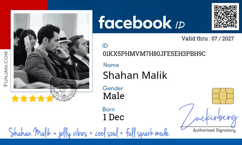 Facebook ID Card