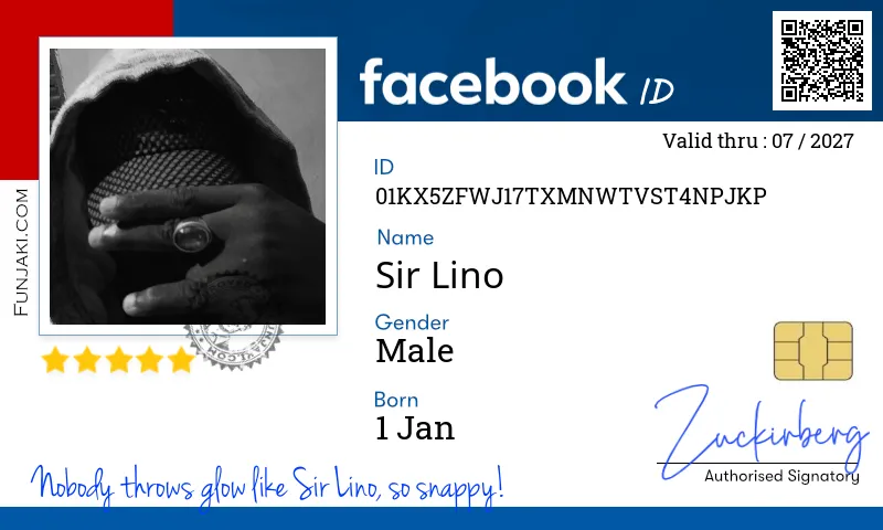 Facebook ID Card