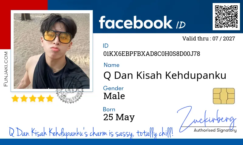 Facebook ID Card