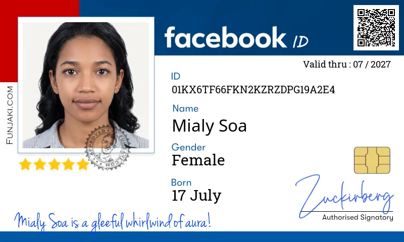 Facebook ID Card