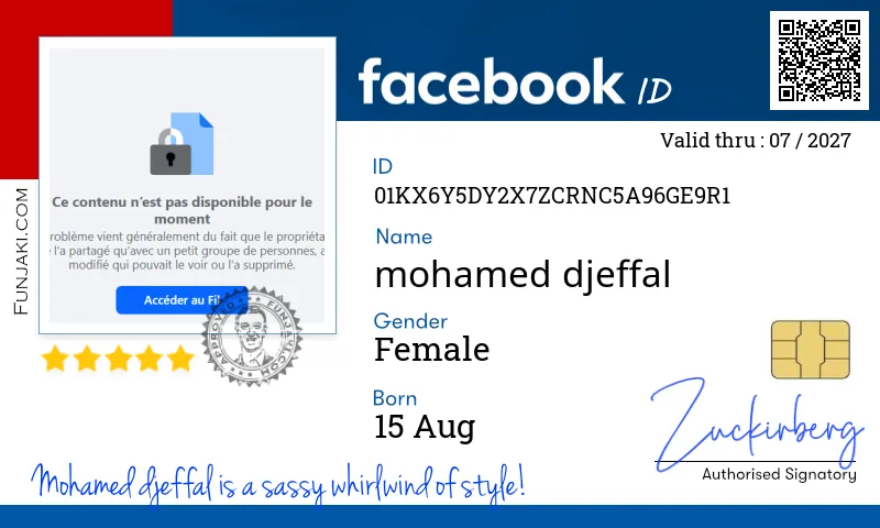Facebook ID Card