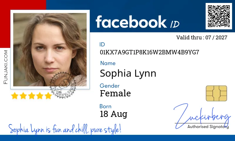 Facebook ID Card