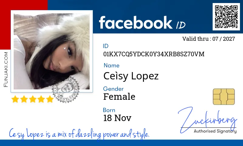 Facebook ID Card