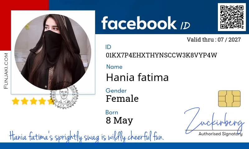 Facebook ID Card