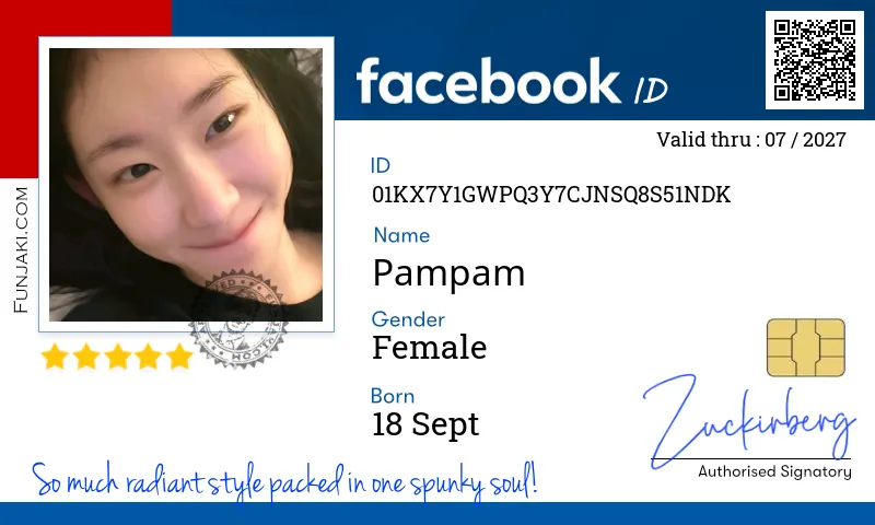 Facebook ID Card