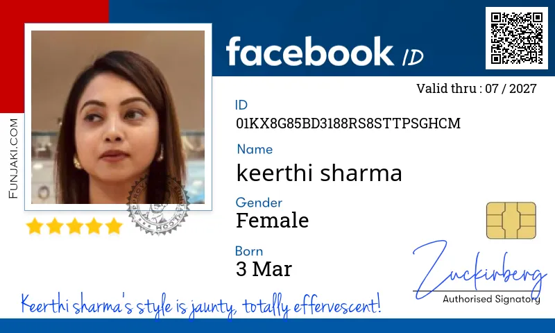 Facebook ID Card