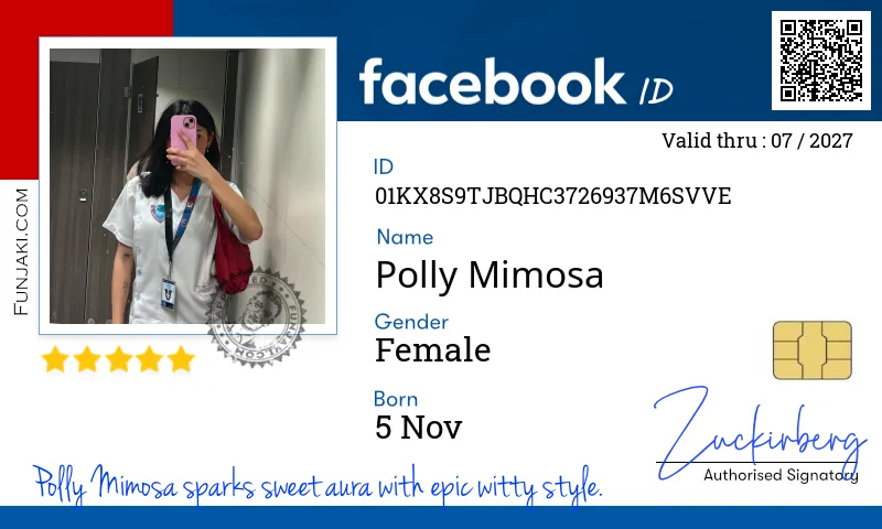 Facebook ID Card