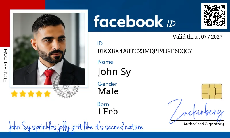 Facebook ID Card