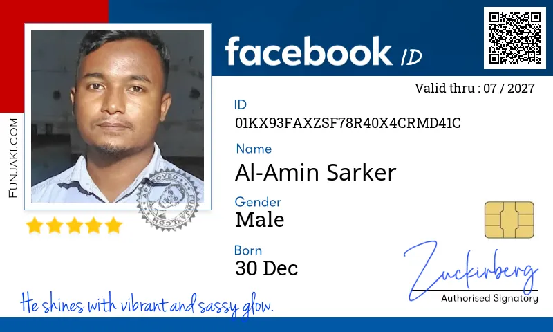 Facebook ID Card