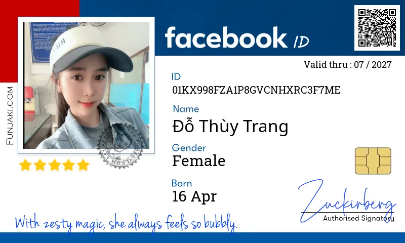 Facebook ID Card