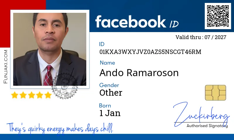 Facebook ID Card