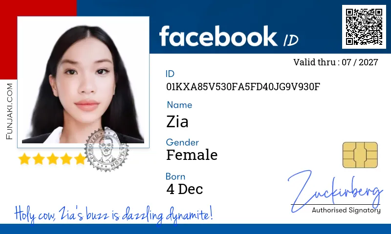 Facebook ID Card