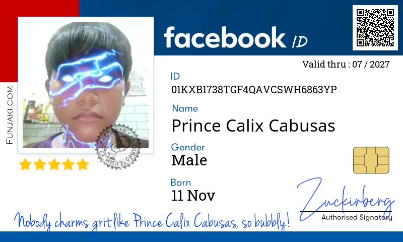 Facebook ID Card