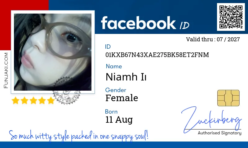 Facebook ID Card