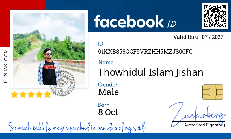 Facebook ID Card