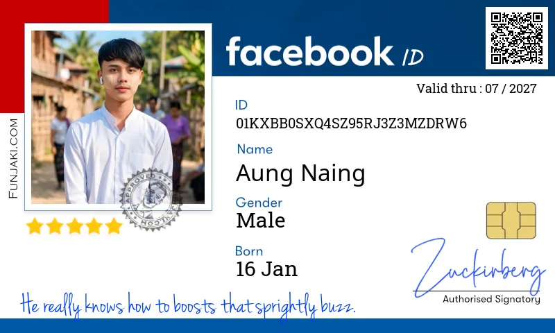 Facebook ID Card