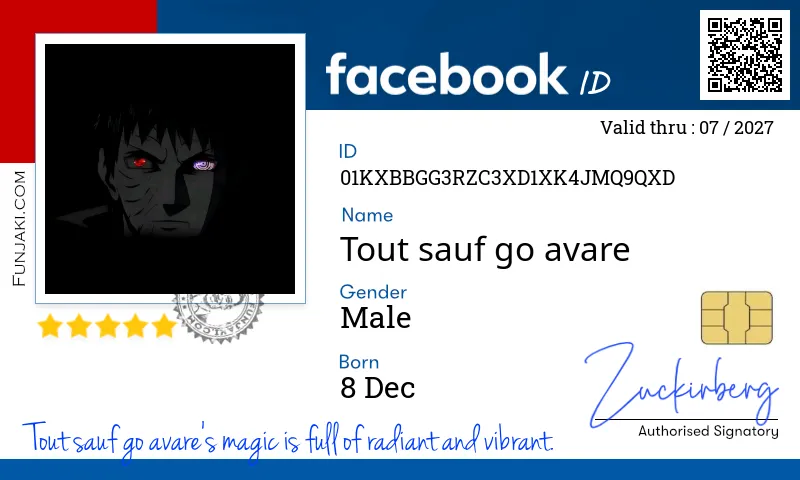 Facebook ID Card