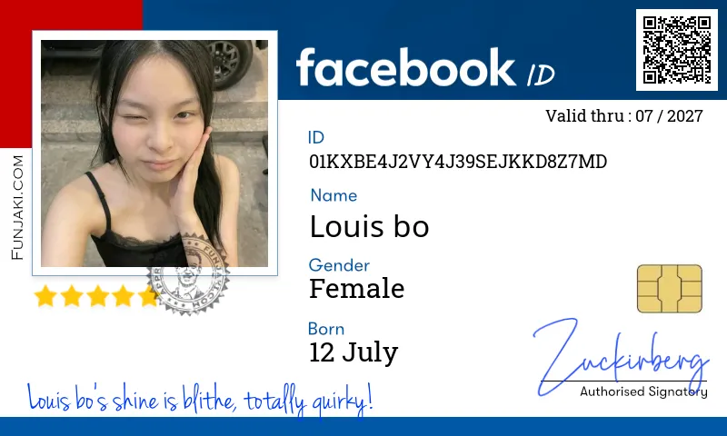 Facebook ID Card