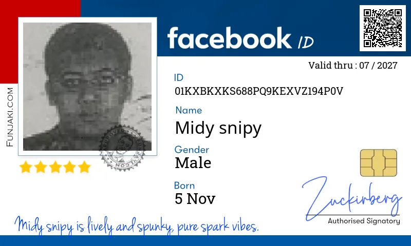 Facebook ID Card