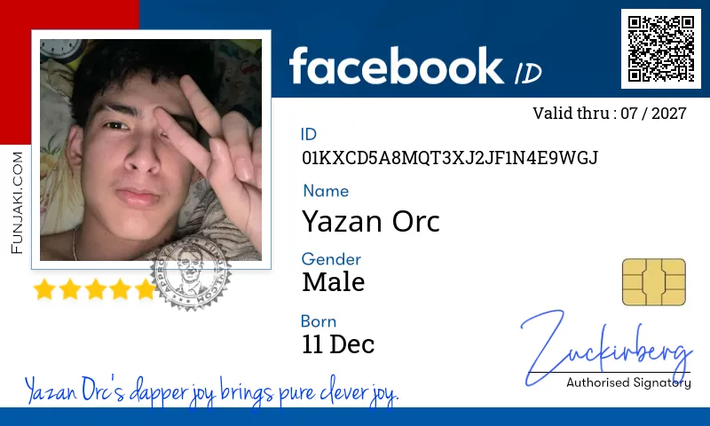 Facebook ID Card
