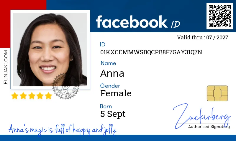 Facebook ID Card
