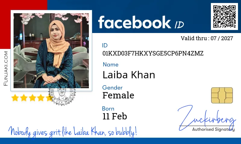 Facebook ID Card
