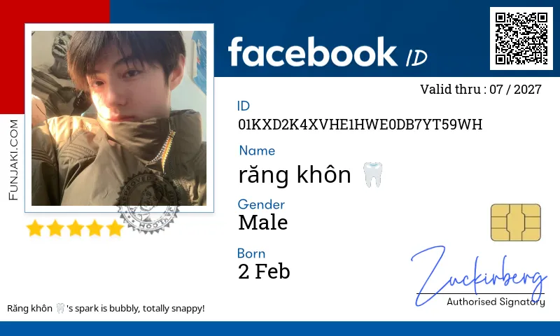 Facebook ID Card