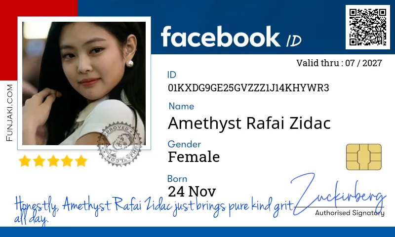Facebook ID Card