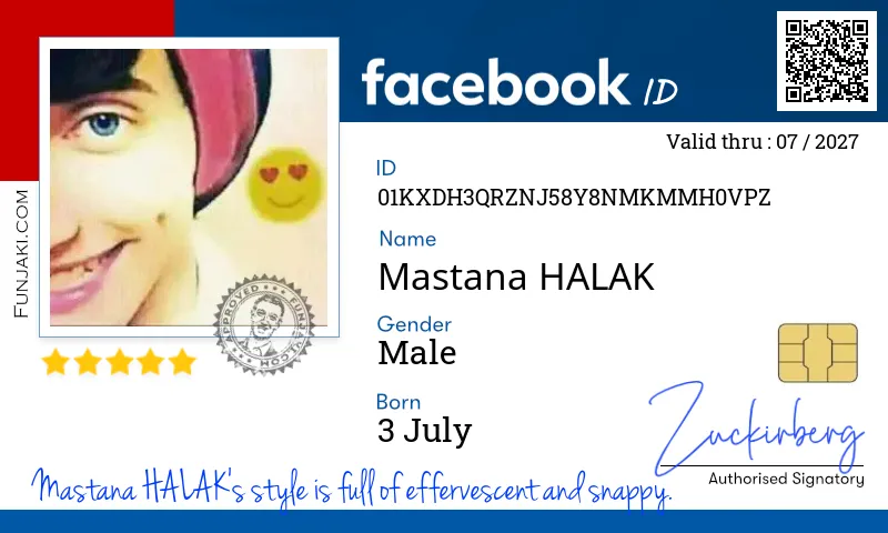 Facebook ID Card