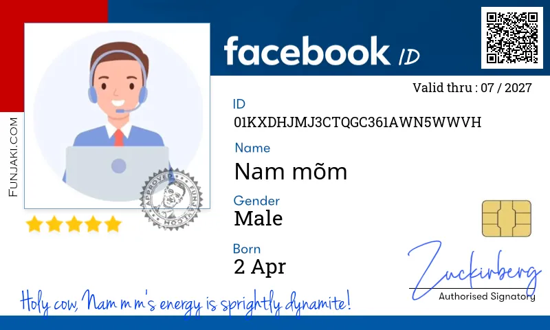 Facebook ID Card