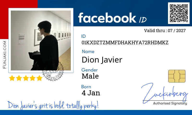 Facebook ID Card