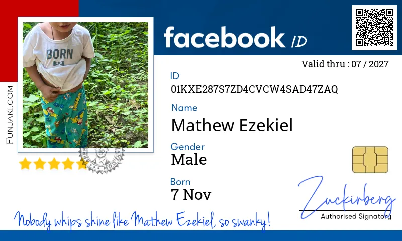 Facebook ID Card