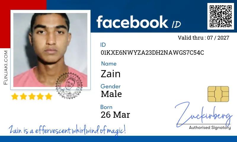 Facebook ID Card