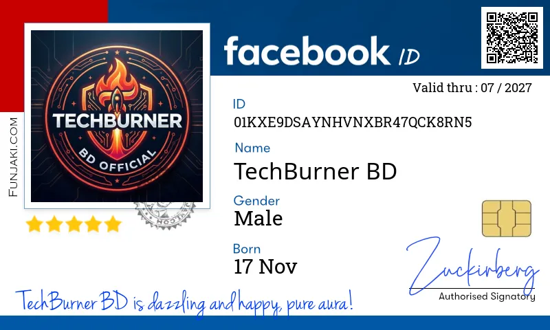 Facebook ID Card