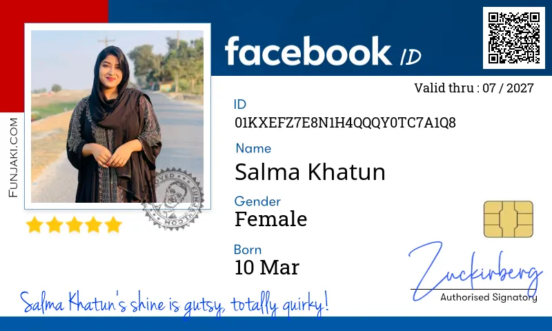 Facebook ID Card