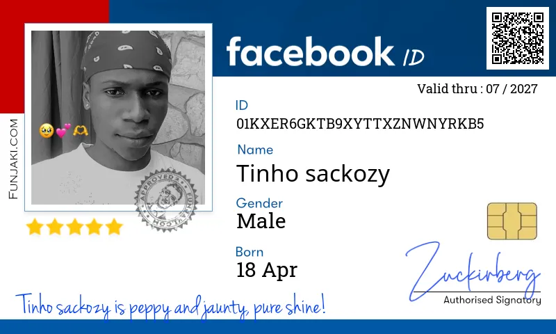 Facebook ID Card