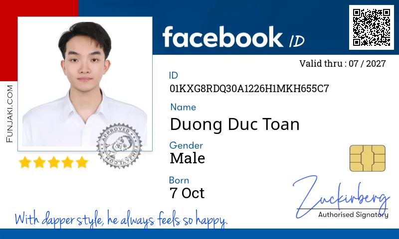 Facebook ID Card