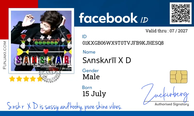 Facebook ID Card