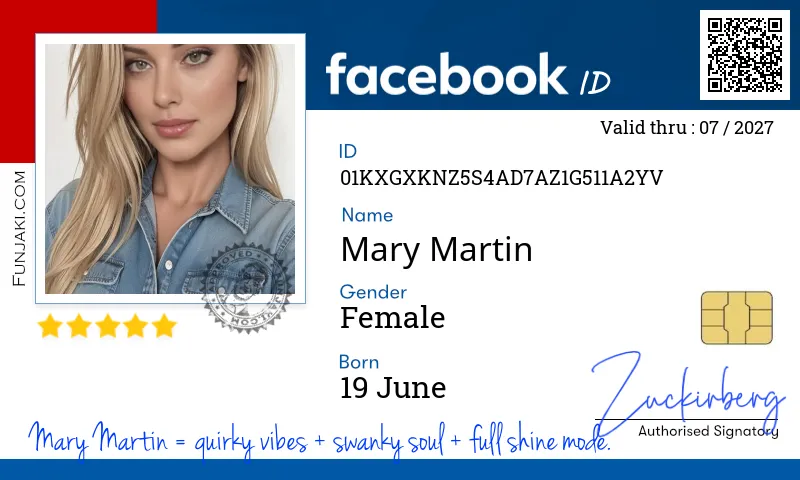 Facebook ID Card